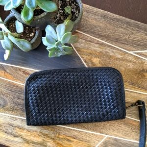 Woven Leather Wallet